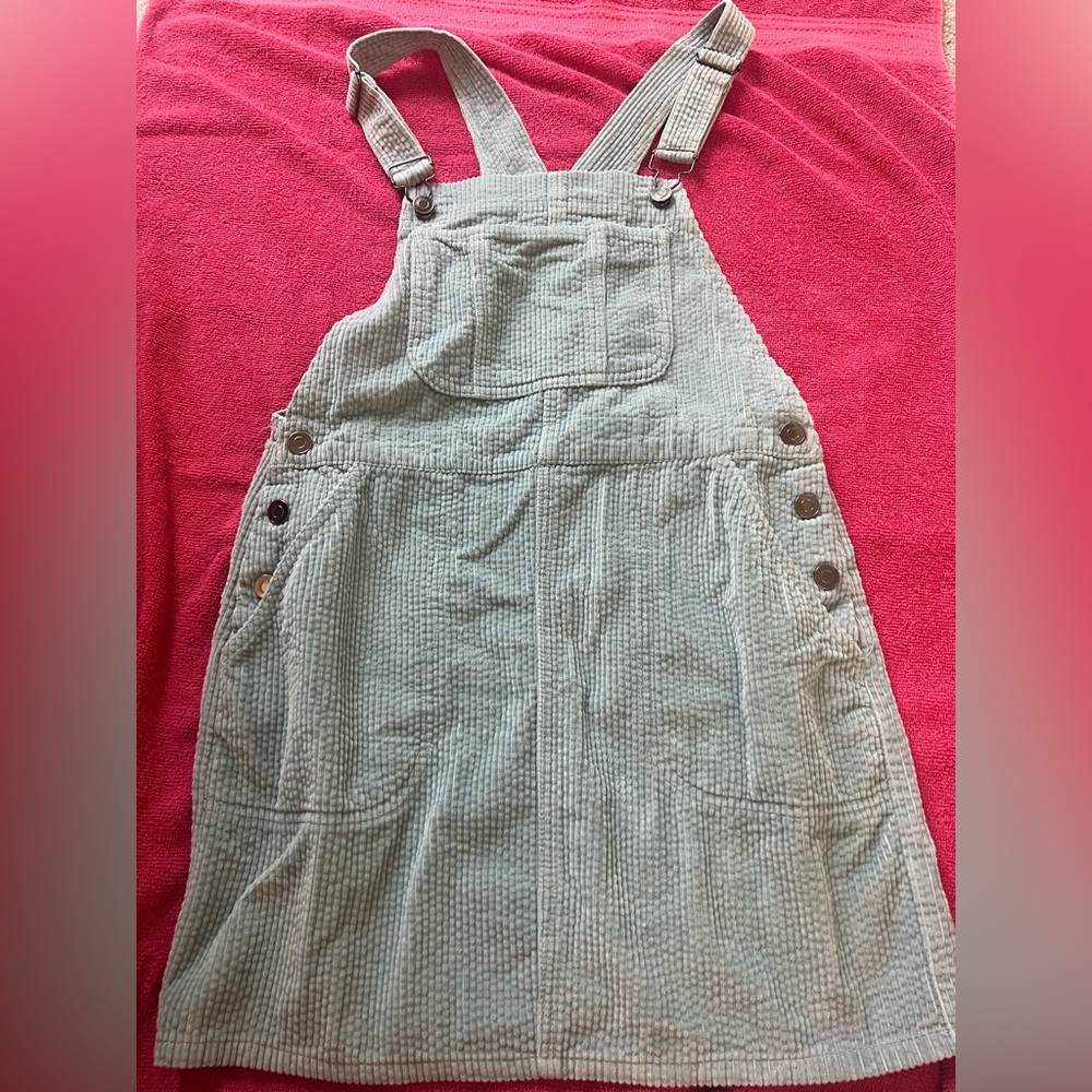 Wild Fable Light Gray Corduroy Dress